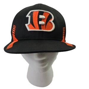 New Era 9FIFTY Cincinnati Bengals NFL Snapback Hat Black Orange Mens OSFM Cap
